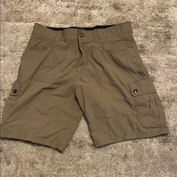 🍍 Orvis Castaway Cargo Shorts Mens Size 34 Brown🍍9” inseam🍍 - Picture 1 of 3